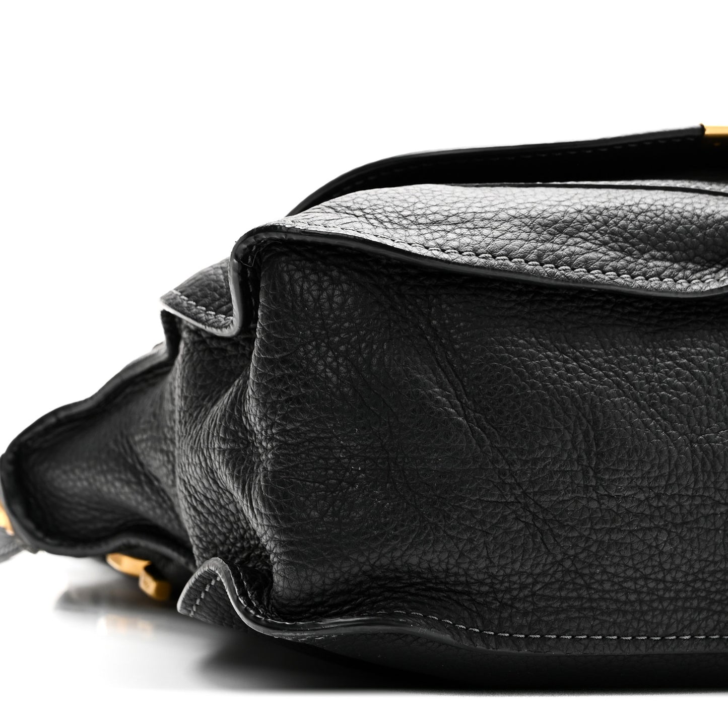 Calfskin Medium Marcie Satchel Black