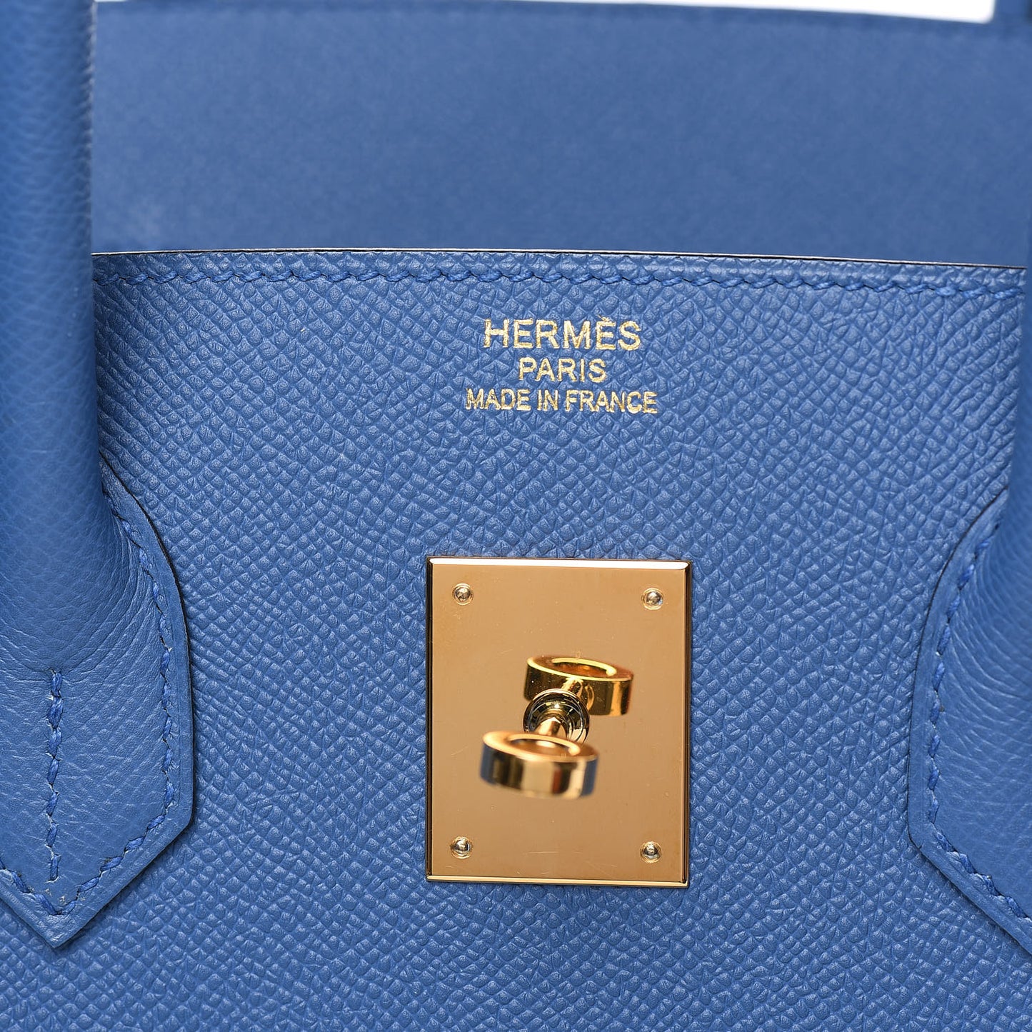 Epsom Birkin 35 Bleu Agate