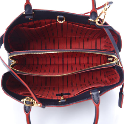 Louis Vuitton Empreinte Montaigne MM Marine Rouge 5 of 13