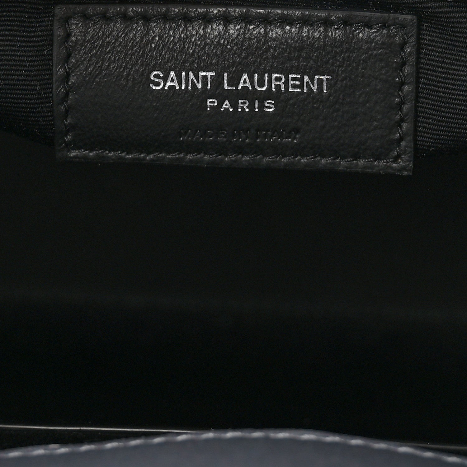 Saint Laurent Calfskin Mapplethorpe Small Manhattan Shopper Tote Grey White Black 7 of 12