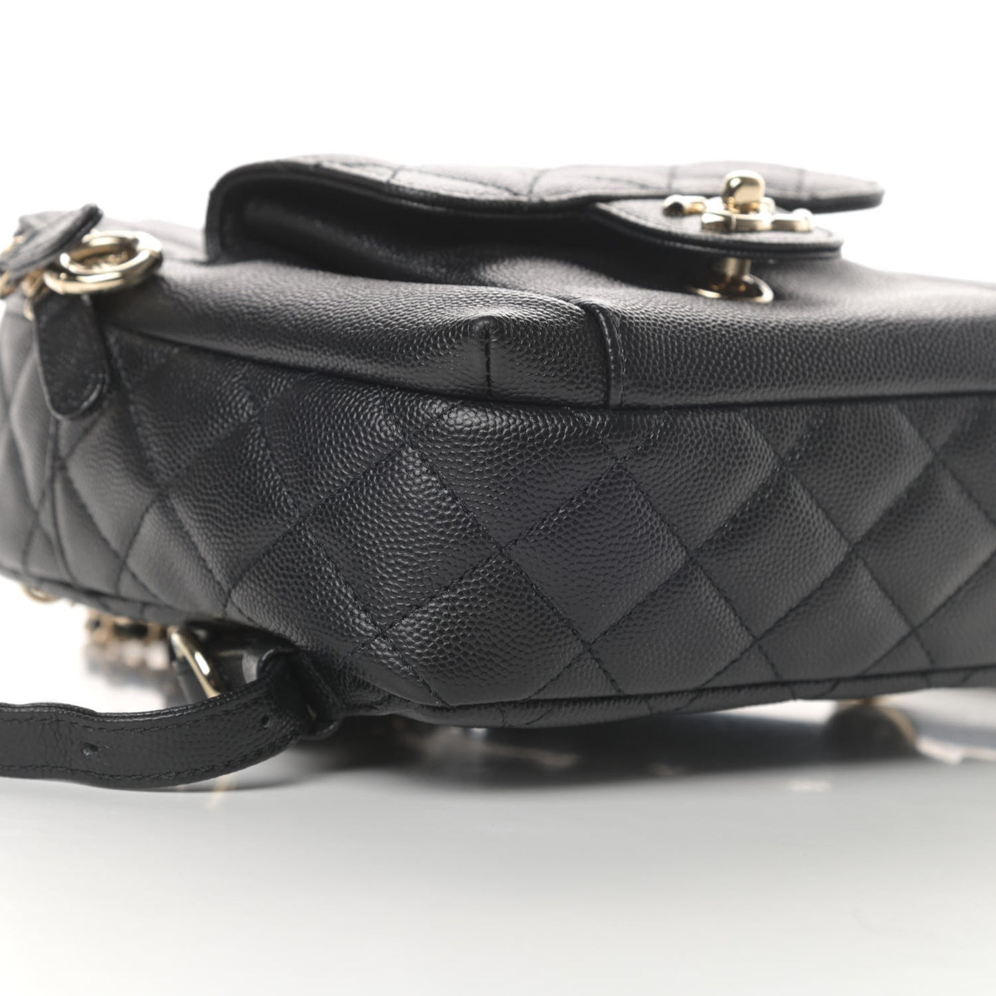 Caviar Quilted Small CC Day Backpack Black