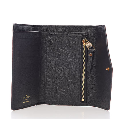 Louis Vuitton Empreinte Compact Curieuse Wallet Black 5 of 7