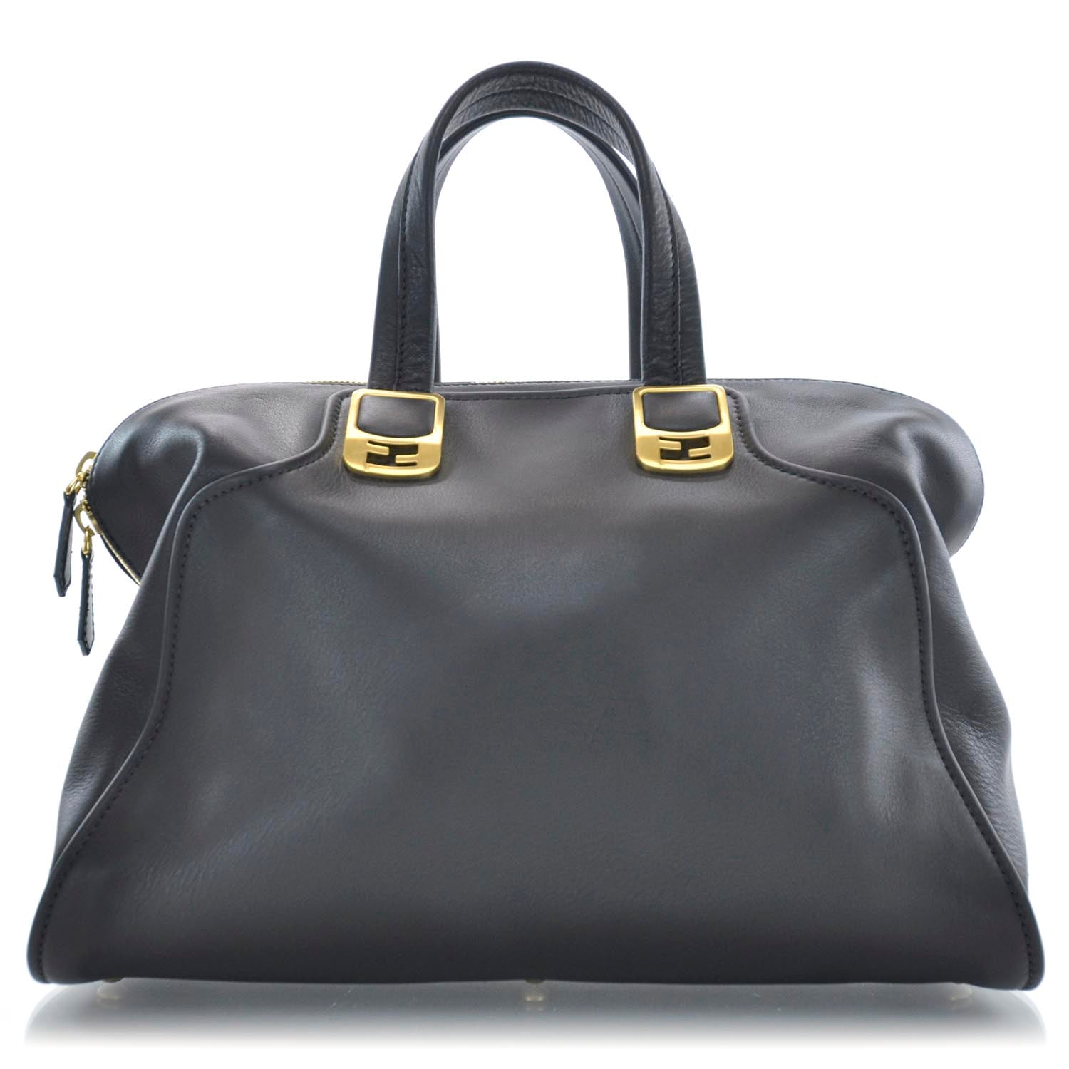 Fendi Vitello Dolce Marmol Large Chameleon Tote Grey 1 of 10