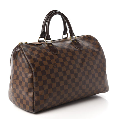 Louis Vuitton Damier Ebene Speedy 35 3 of 13