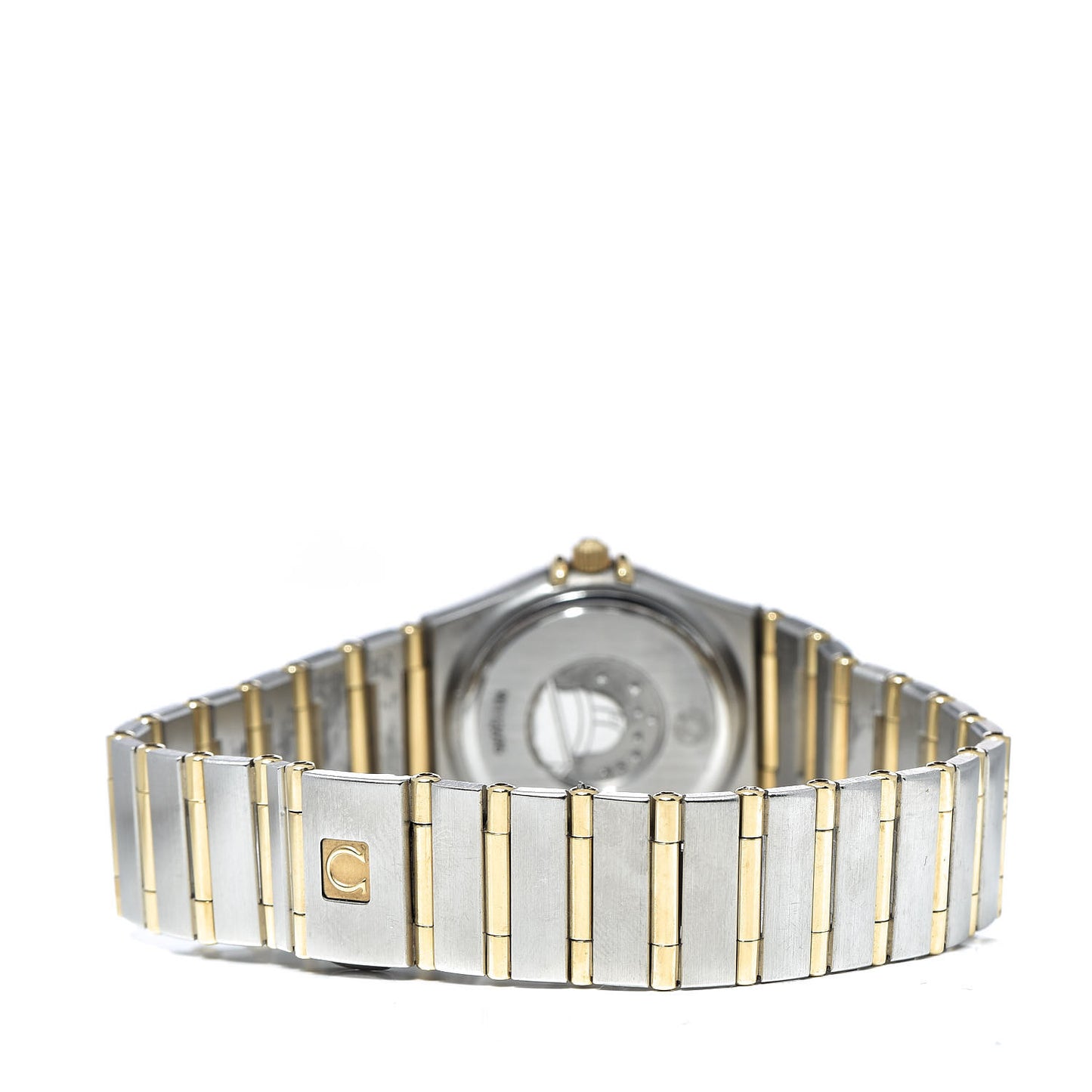 Stainless Steel 18K Yellow Gold 25mm Constellation 95 Quartz Watch Champagne 1272.10.00