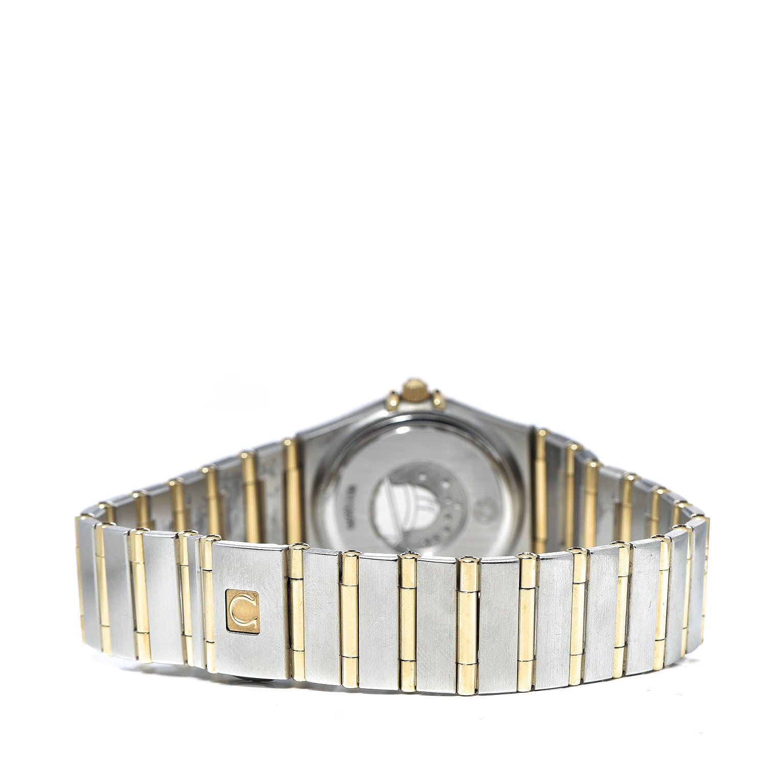 Omega Stainless Steel 18K Yellow Gold 25mm Constellation 95 Quartz Watch Champagne 1272.10.00 4 of 7