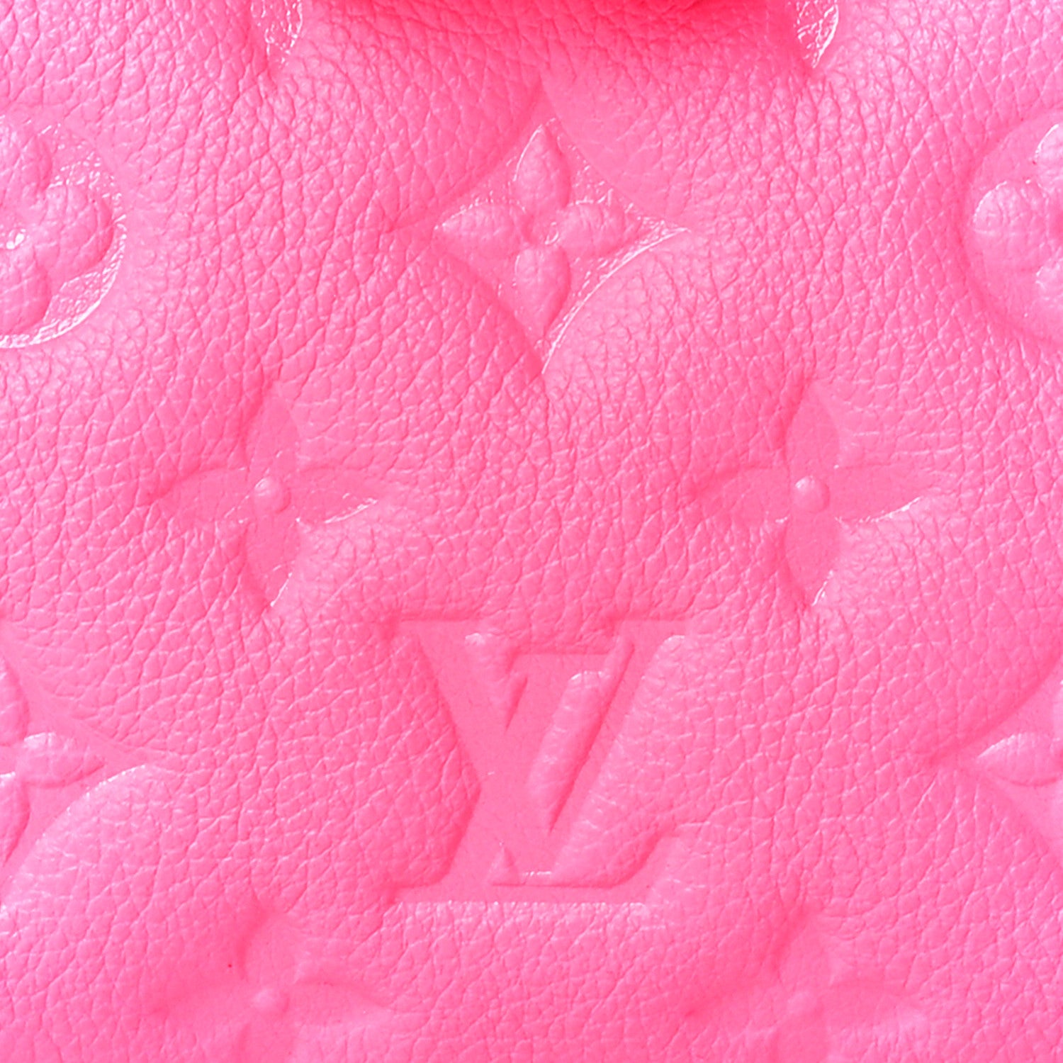 Louis Vuitton Calfskin Embossed Monogram Coussin BB Rose Fluo 7 of 10