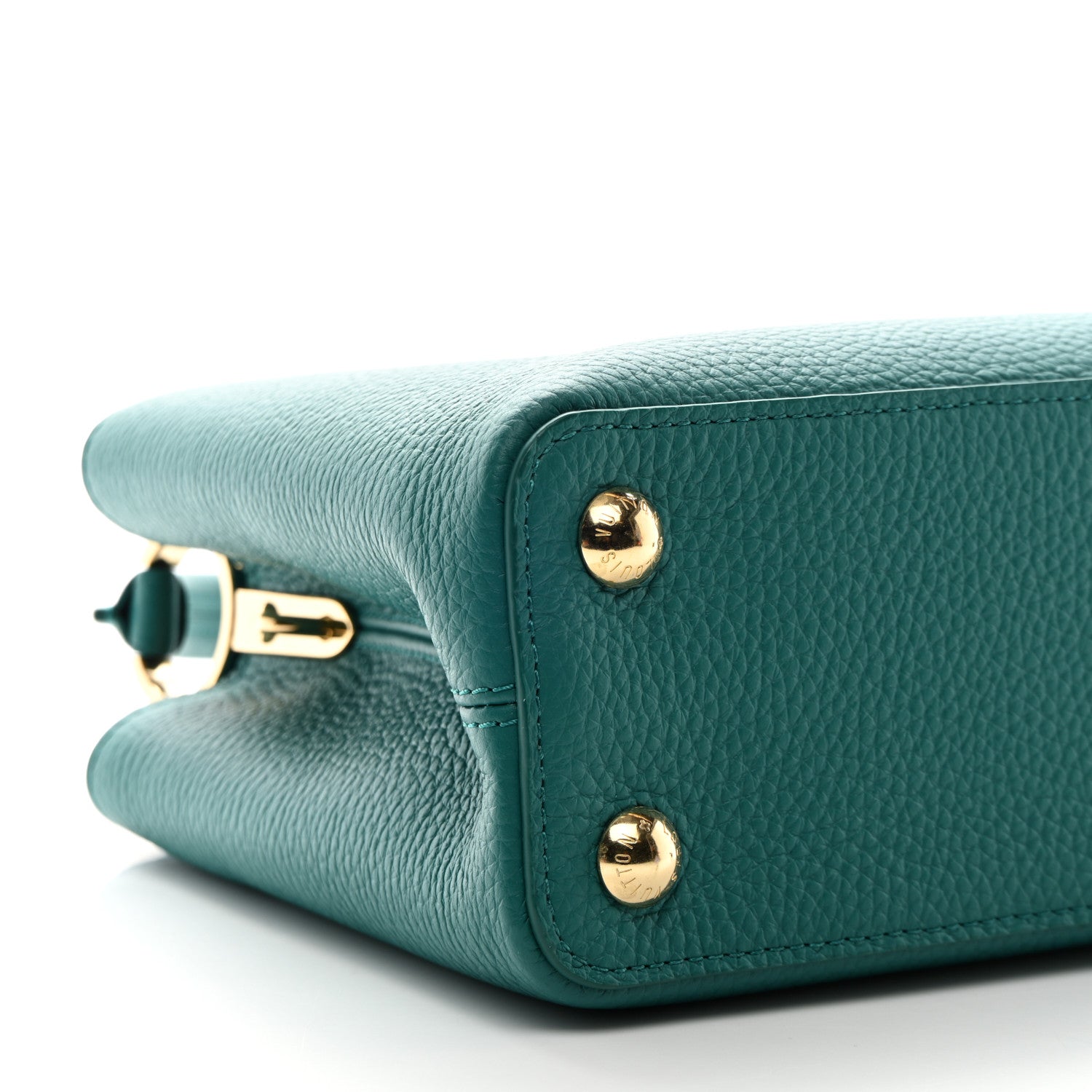 Louis Vuitton Taurillon Capucines BB Green 8 of 9