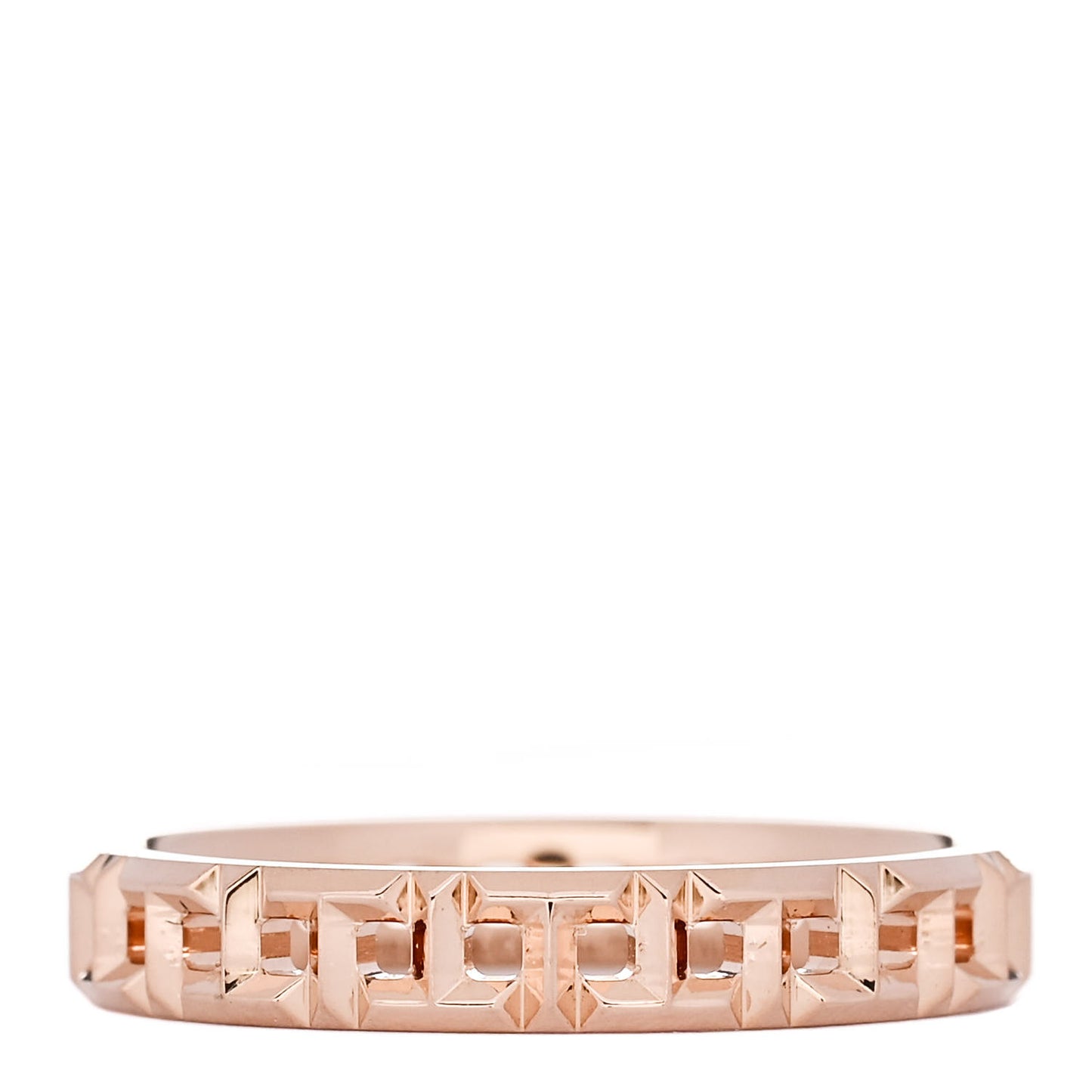 18K Rose Gold Narrow T True Ring 57 8