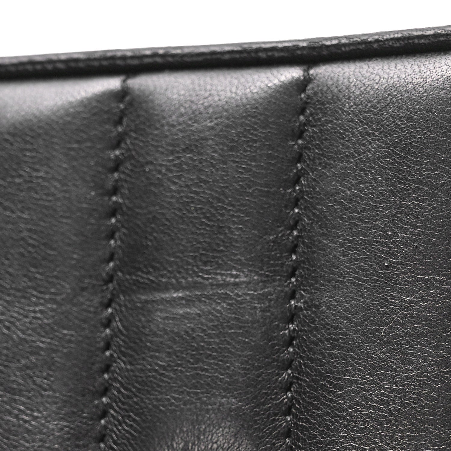 Saint Laurent SAINT LAURENT Lambskin Matelasse Monogram Small Vicky Chain Bag Black 10 of 10