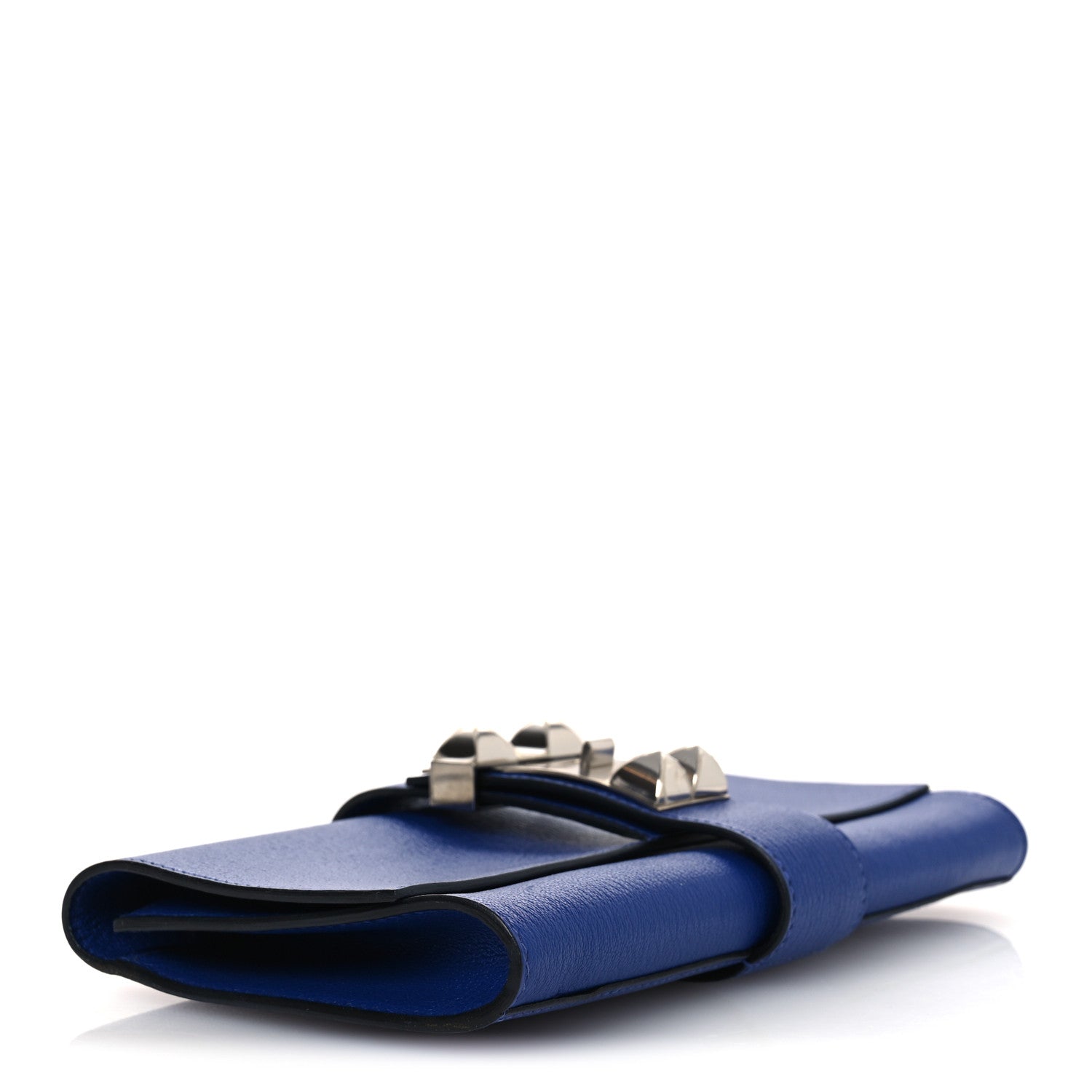 Hermes Chevre Mysore Medor 23 Clutch Bleu Hydra Electric Blue 4 of 8