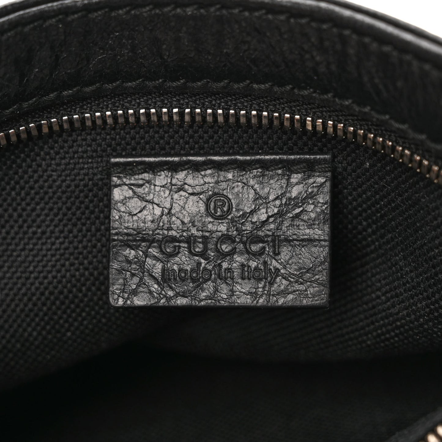 Fluffy Calfskin Morpheus Double Zip Belt Bag Black