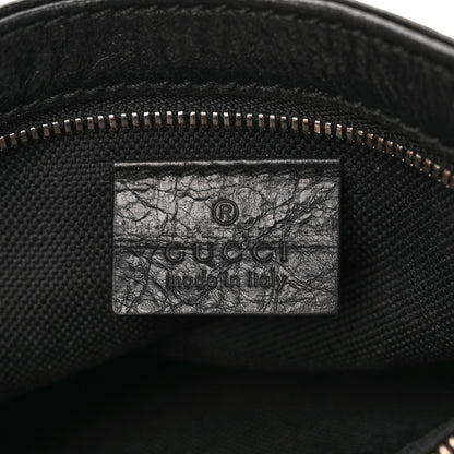 Gucci Fluffy Calfskin Morpheus Double Zip Belt Bag Black 6 of 9