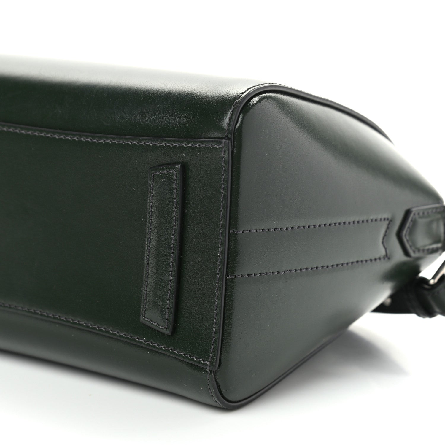 Givenchy Shiny Lord Calfskin Mini Antigona Green Forest 9 of 9