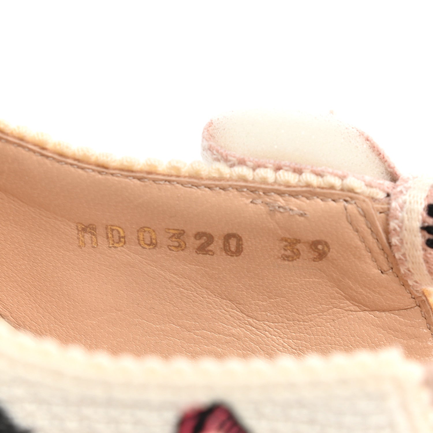 Christian Dior Canvas Ribbon Rose Mutabilis Embroidered J'Adoir Slingback 65mm Pumps 39 Multicolor 8 of 9