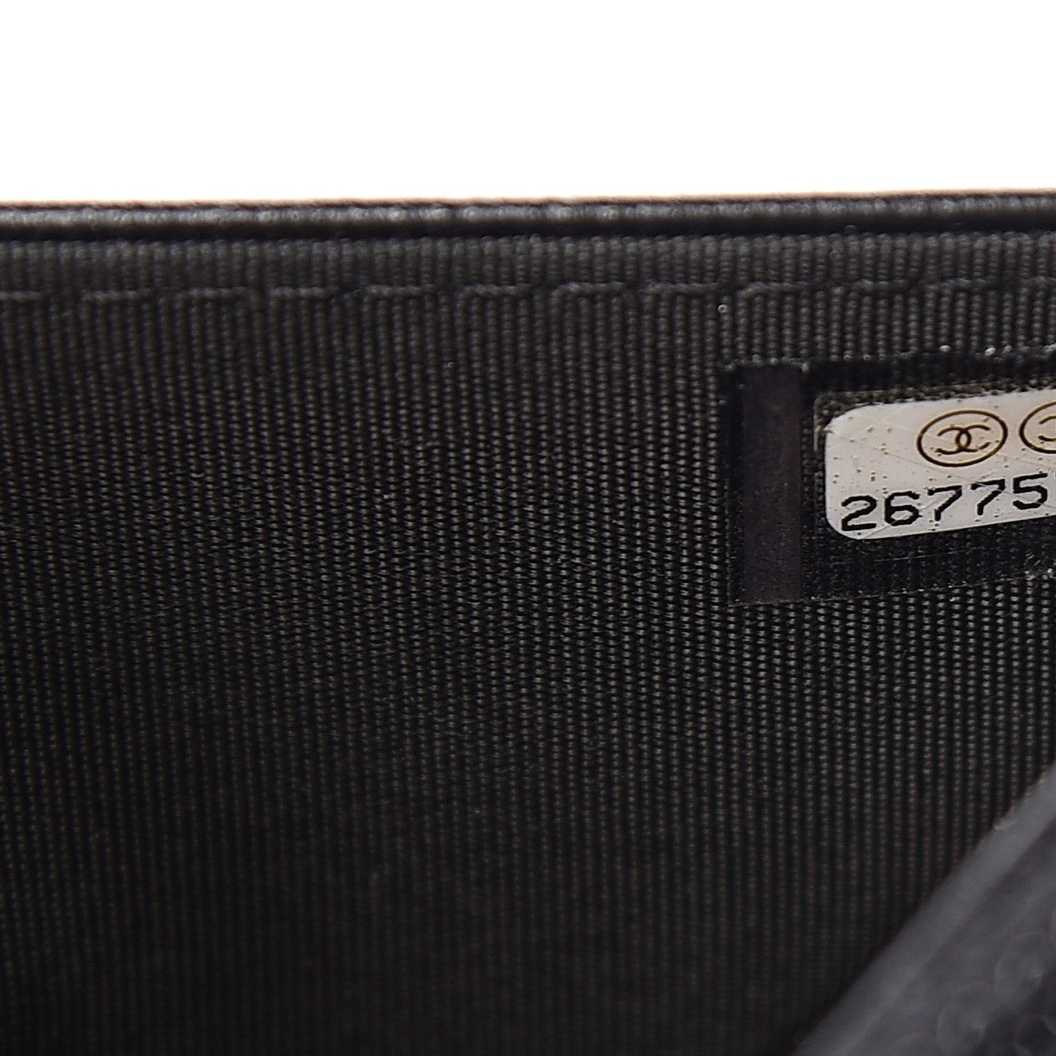 Chanel Lambskin Quilted Boy Wallet On Chain WOC Black 7 of 14