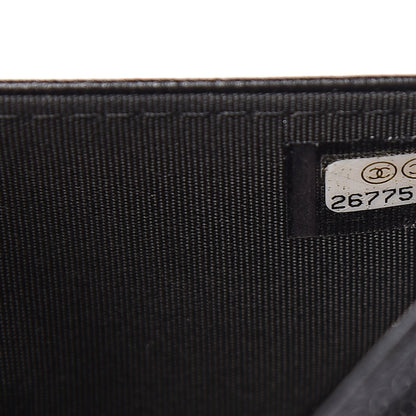 Chanel Lambskin Quilted Boy Wallet On Chain WOC Black 7 of 14