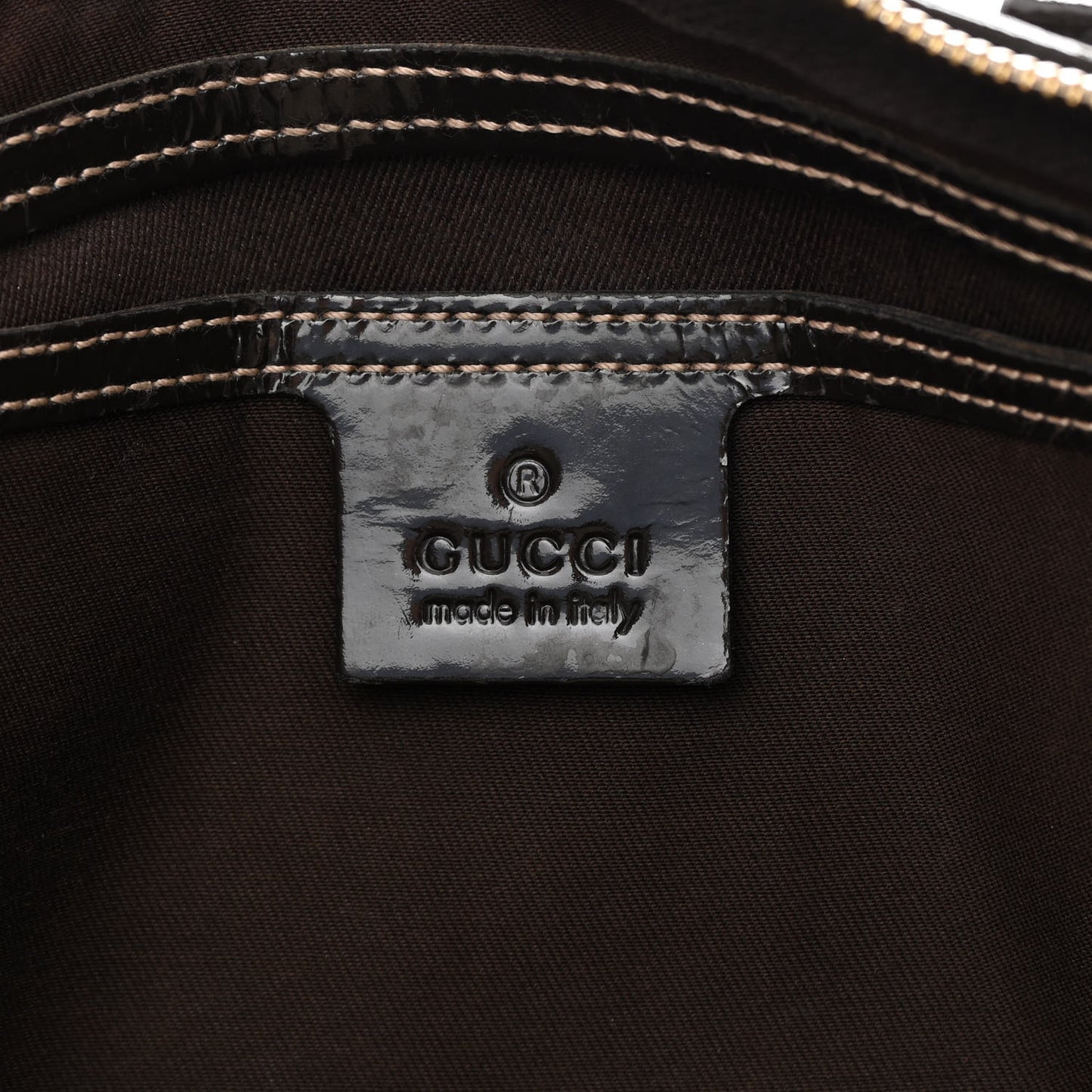 GG Plus Monogram Medium Joy Boston Dark Brown