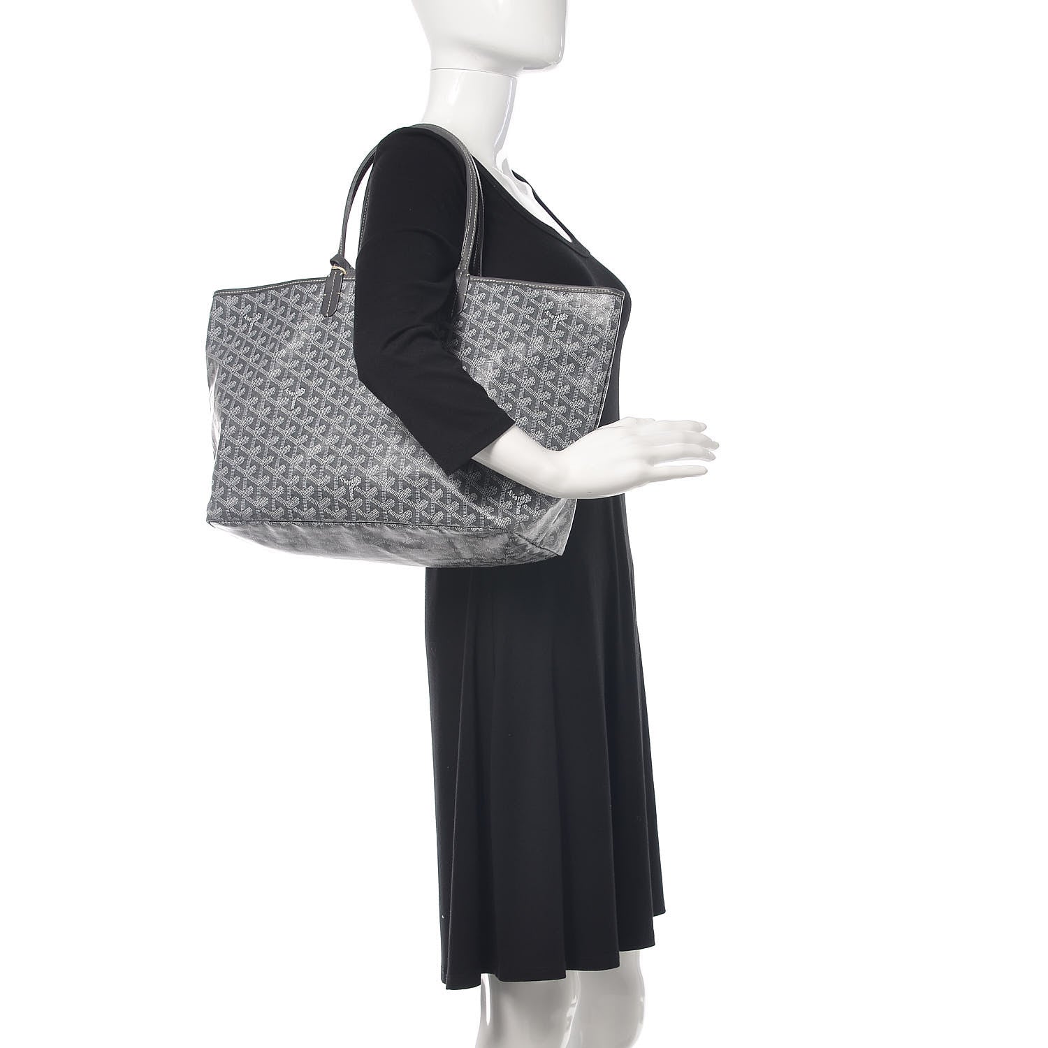 Goyard Goyardine Saint Louis PM Grey 2 of 11