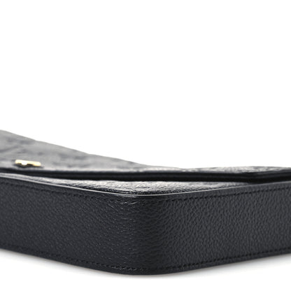 Louis Vuitton Empreinte Pochette Felicie Chain Wallet Black 11 of 11