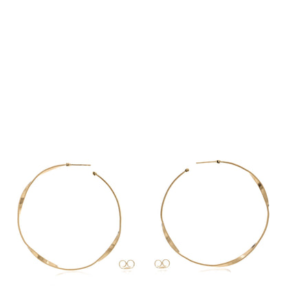Marco Bicego 18K Yellow Gold Marrakech Oval Hoop Earrings 3 of 5