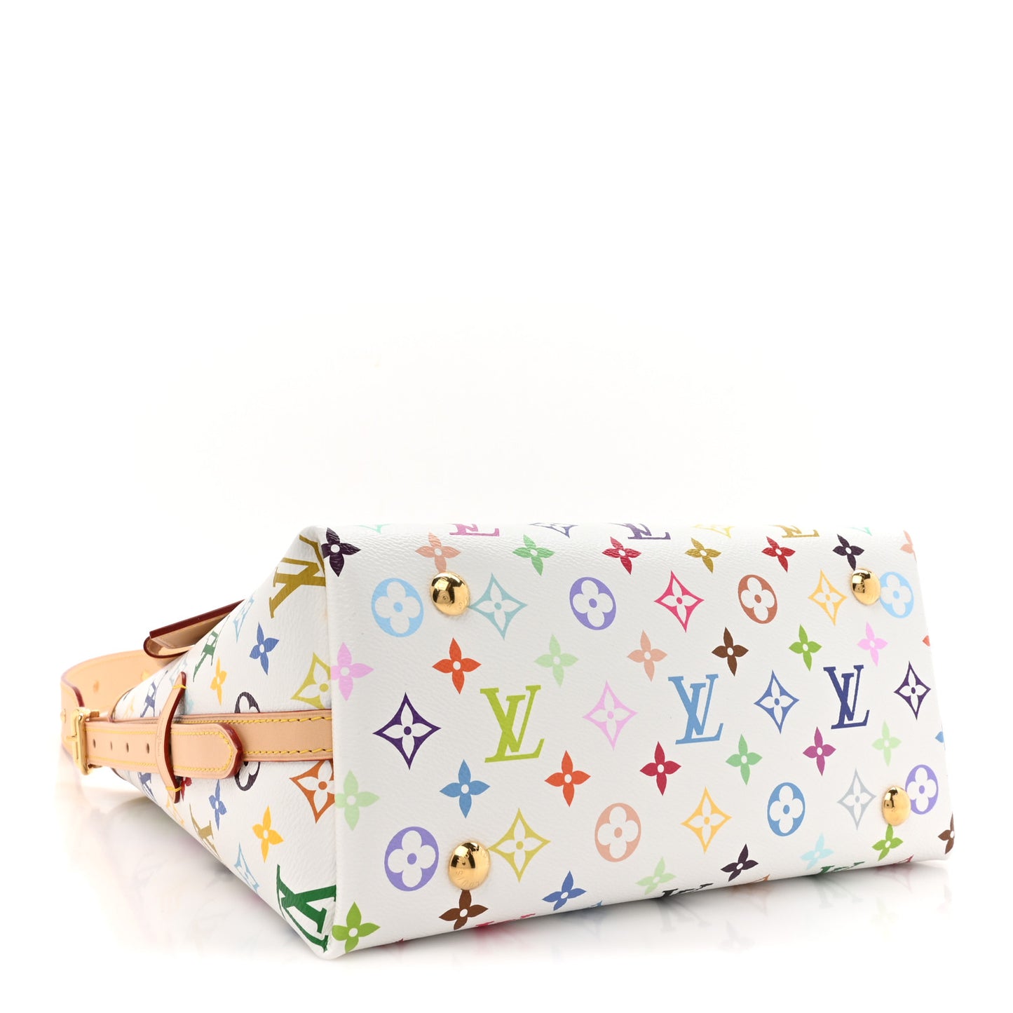 LV X TM Monogram Multicolor CarryAll PM White