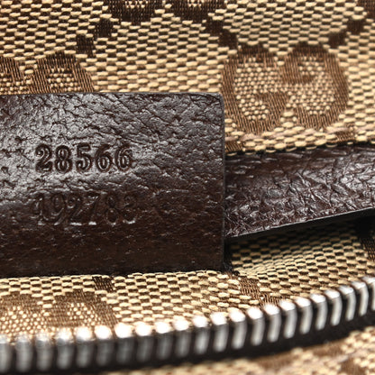 Gucci GG Monogram Double Pocket Belt Bag Dark Brown 7 of 12