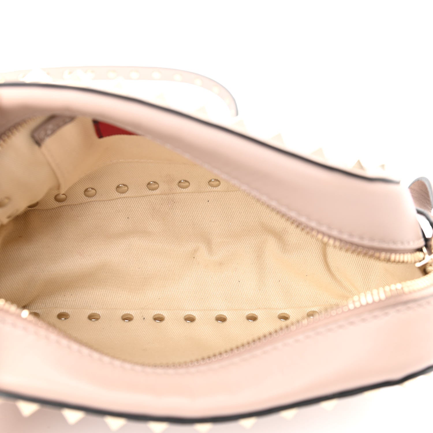 Valentino Garavani Calfskin Rockstud Camera Crossbody Bag Poudre 4 of 9