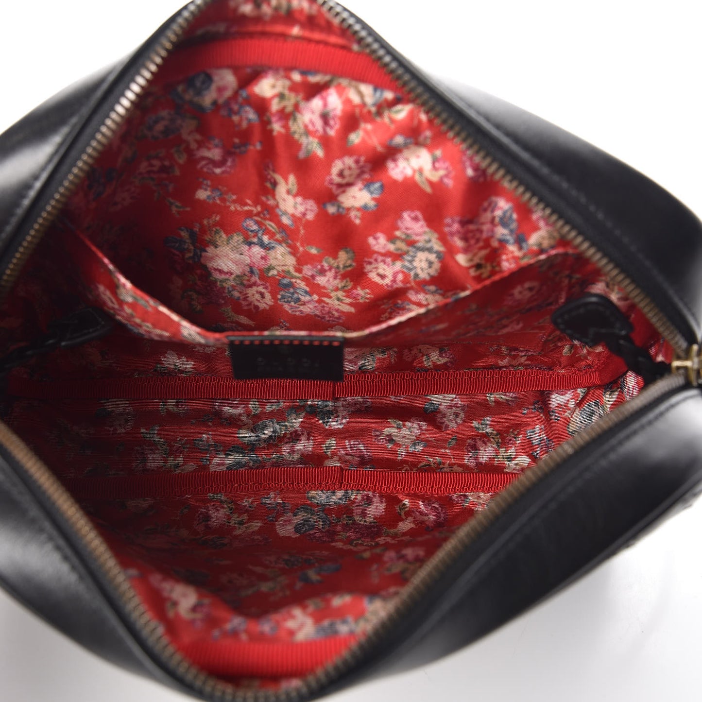 Calfskin Web Trapuntata Small GG Shoulder Bag Black