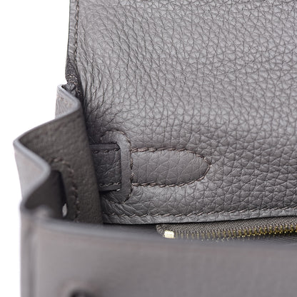 Hermes Togo Kelly Retourne 25 Etain 10 of 38