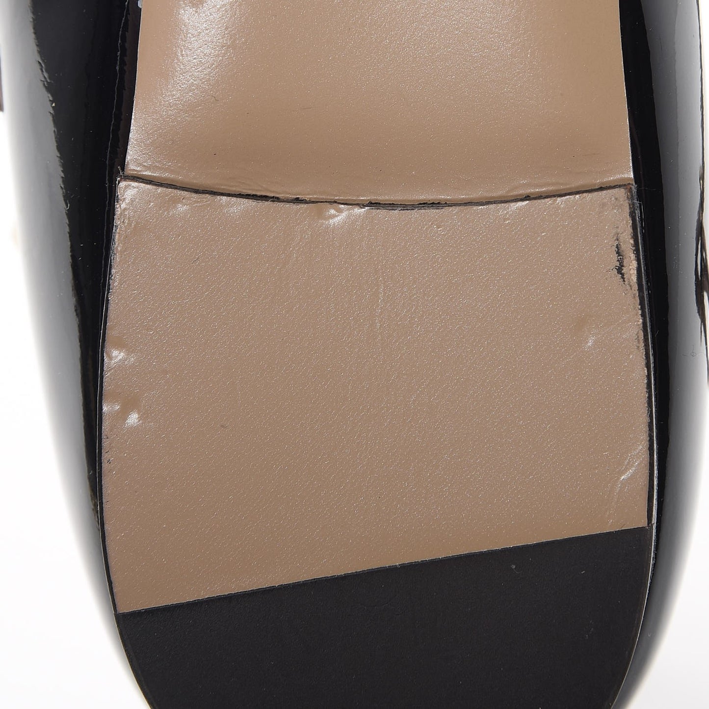 Patent Rockstud Cage Ballerina Flats 38 Black Poudre