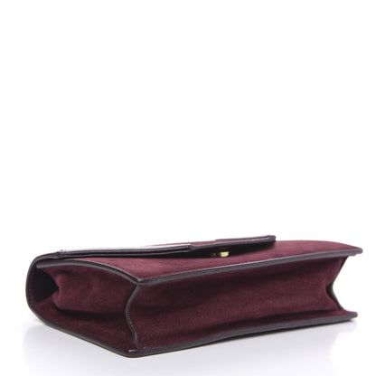 Saint Laurent Suede Small Betty Burgundy 4 of 11