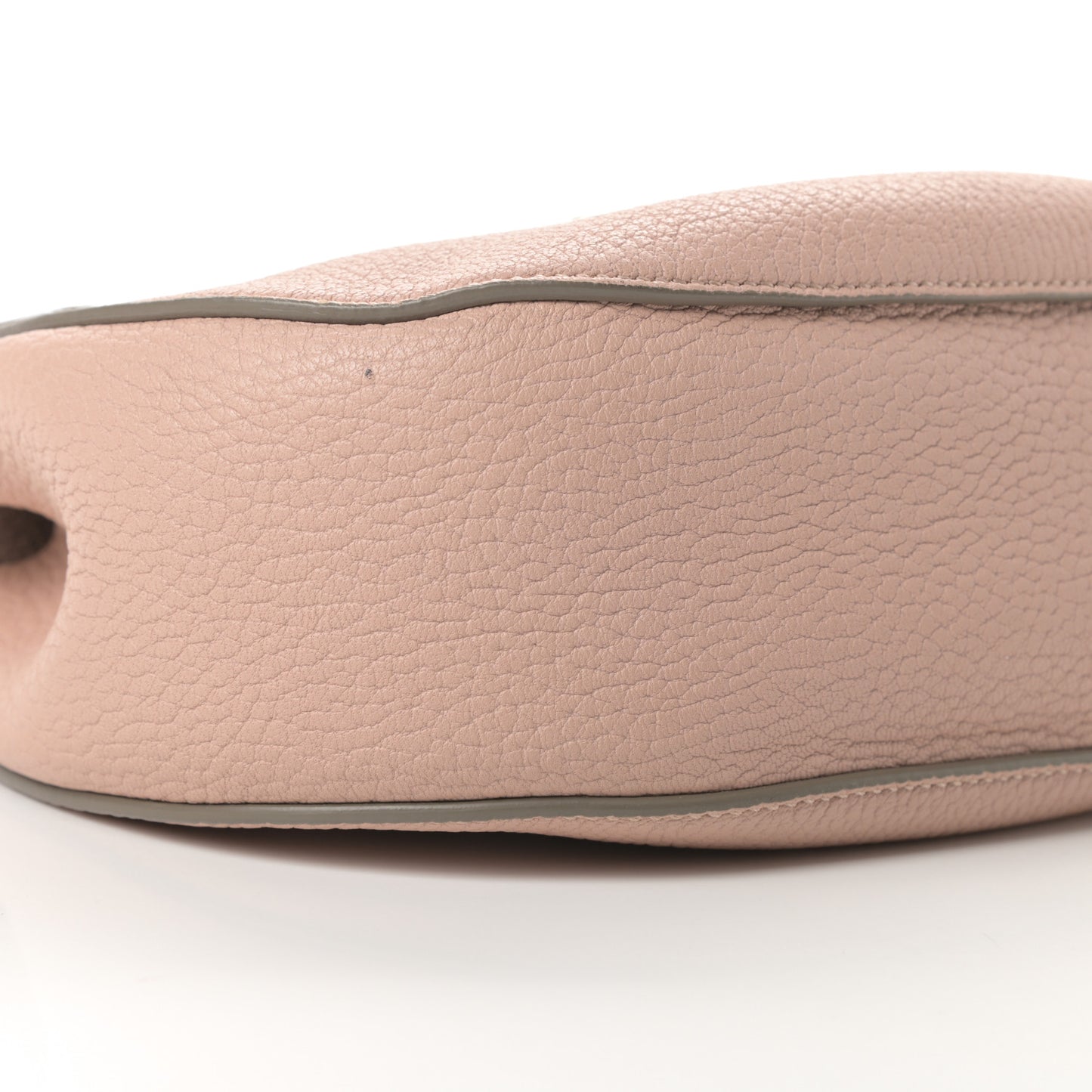 Grained Lambskin Drew Shoulder Bag Cement Pink