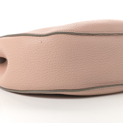 Chloe Grained Lambskin Drew Shoulder Bag Cement Pink 9 of 13