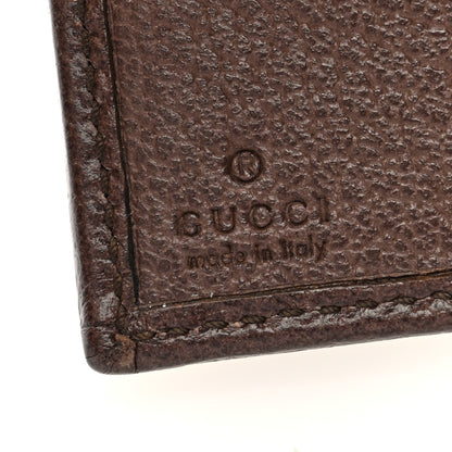 Gucci Textured Dollar Calfskin Gucci 100 Centennial Music Wallet New Acero New Shamarock Crop Hibiscus Red 6 of 6