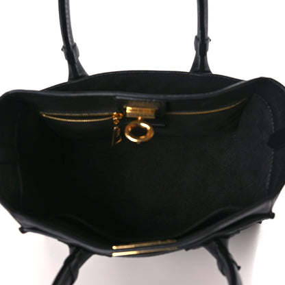 Louis Vuitton Calfskin Monogram On My Side PM Black 5 of 8