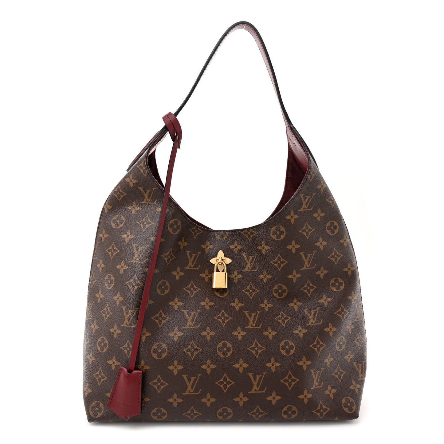 Monogram Flower Hobo Bordeaux