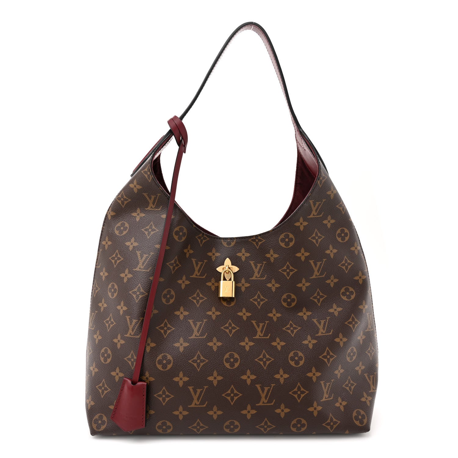 Louis Vuitton Monogram Flower Hobo Bordeaux 1 of 15