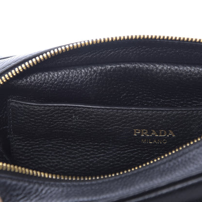 Prada Vitello Phenix Crossbody Bag Black 9 of 11