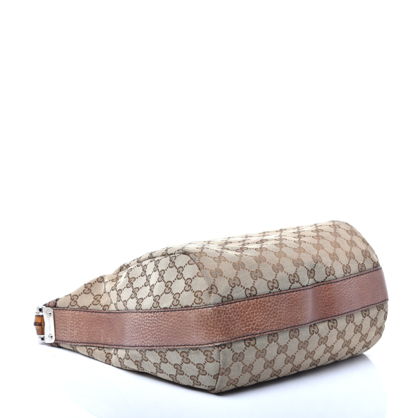 Monogram Medium Bamboo Bar Hobo Brown