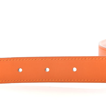 Hermes Box Epsom 24mm Mini Constance Belt 85 Orange White 4 of 5