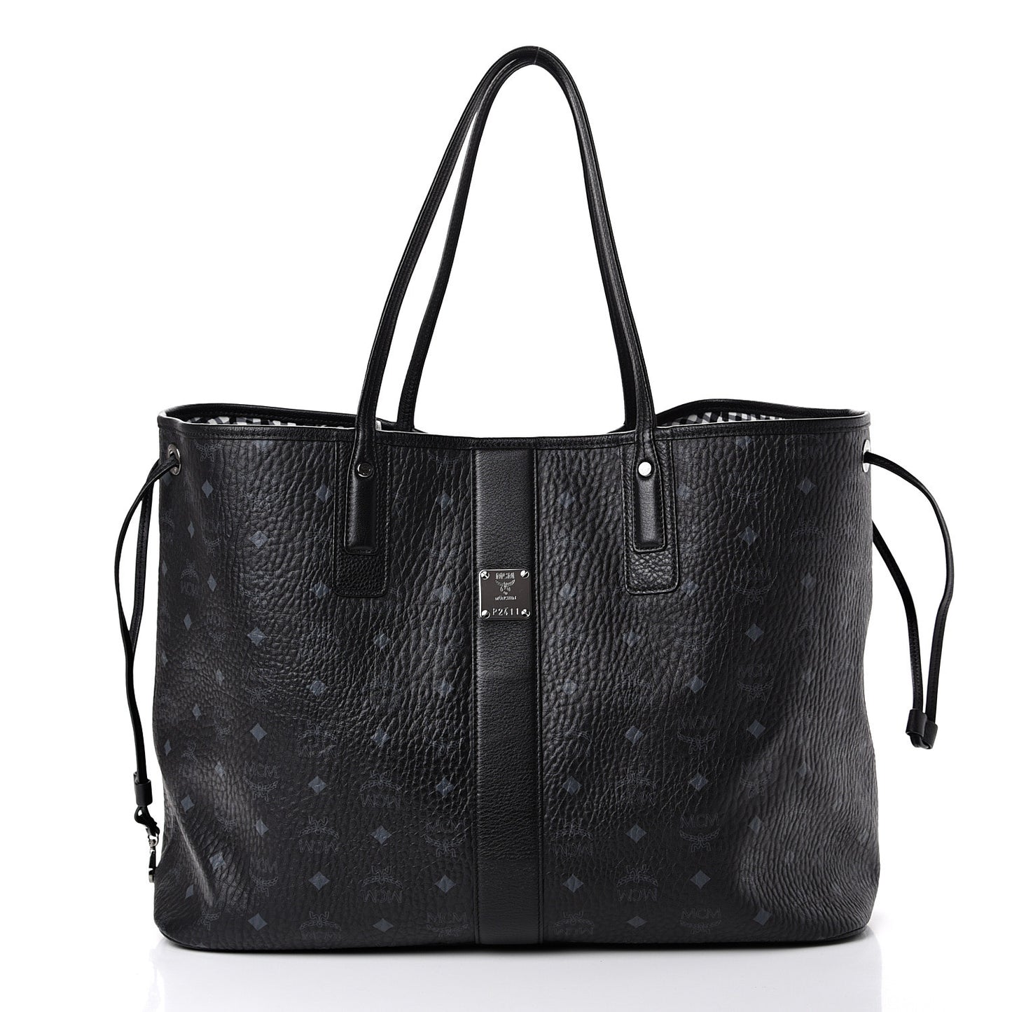 Visetos Large Liz Reversible Shopper Tote Black