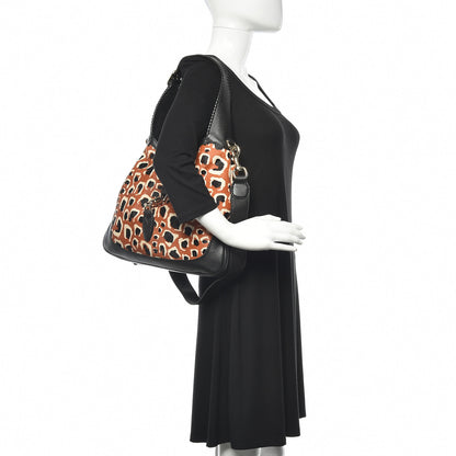 Gucci Calf Hair Leopard Print Medium New Jackie Shoulder Bag Tobacco 2 of 10