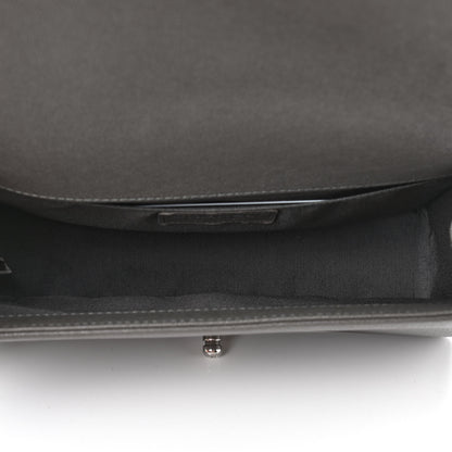 Chanel Caviar Quilted Medium Boy Flap Grey 5 of 9