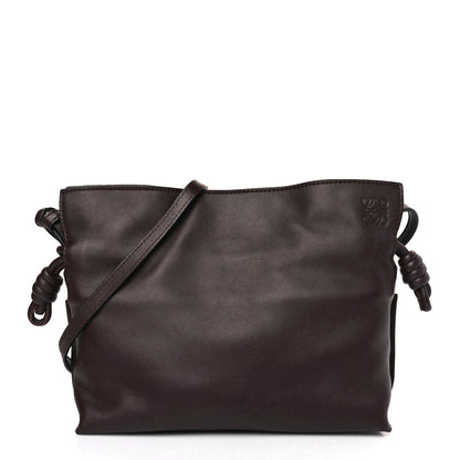 Loewe Calfskin Mini Flamenco Knot Clutch Prune 1 of 9