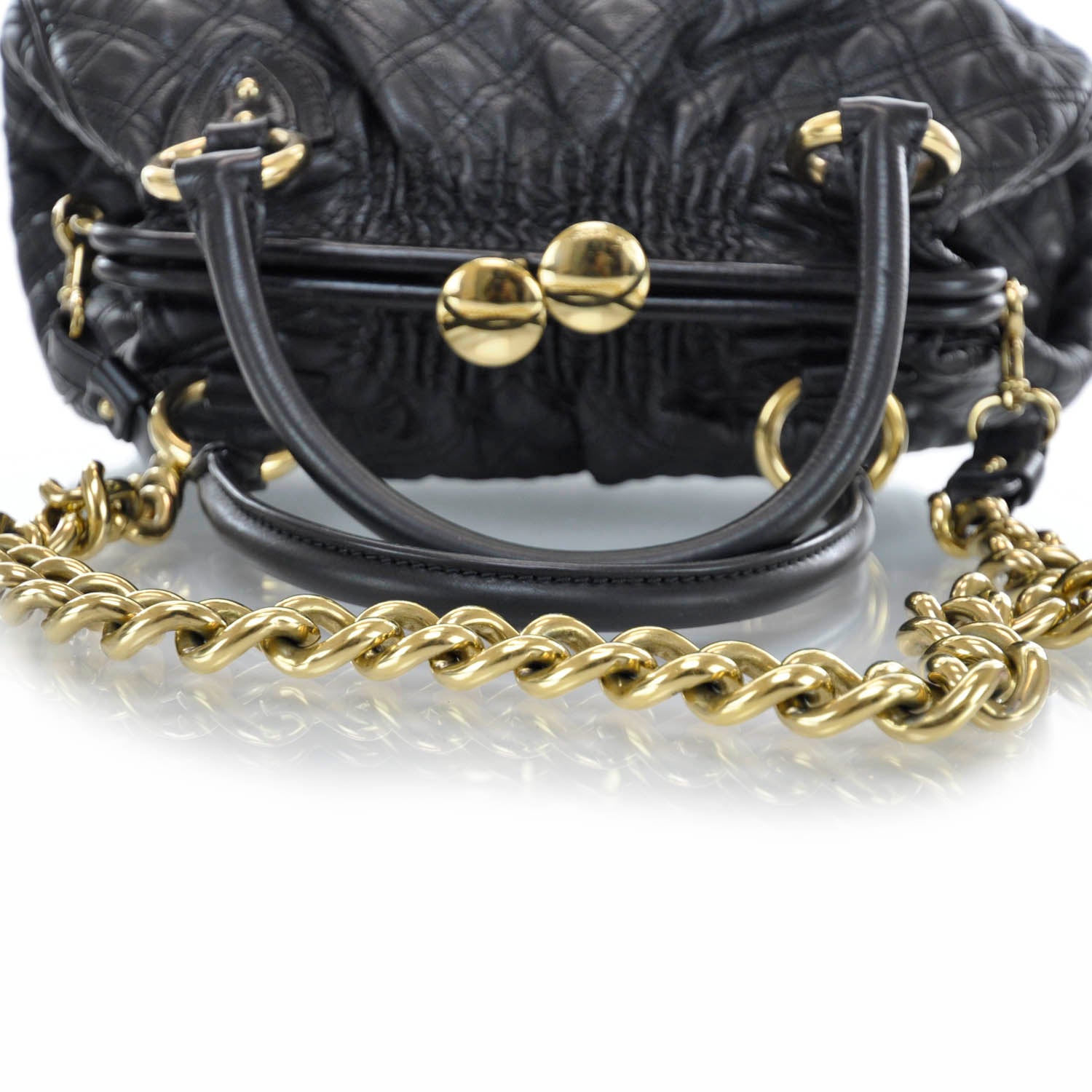 Marc Jacobs Quilted Leather Stam Black 6 of 12