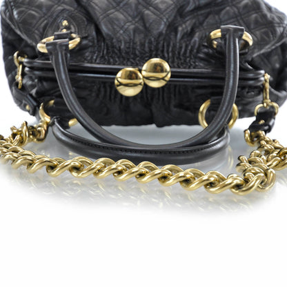 Marc Jacobs Quilted Leather Stam Black 6 of 12