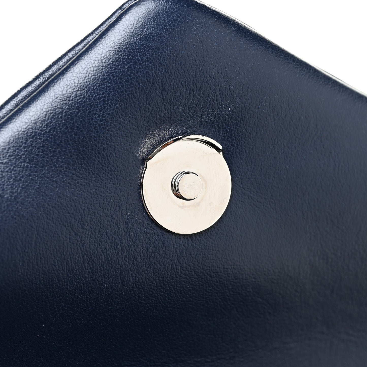 Calfskin Y Quilted Monogram Small Loulou Chain Satchel Deep Marine
