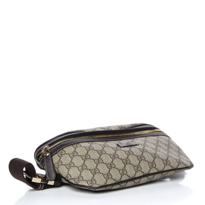 Gucci GG Supreme Monogram Belt Bag Dark Brown 4 of 10