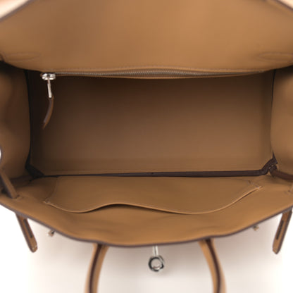Hermes Swift In & Out Birkin 25 Biscuit 6 of 12